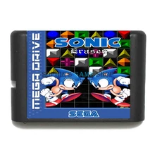 Звуковой ластик игровой картридж новейшая 16 бит игровая карта для sega Mega Drive/Genesis system