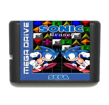 

Sonic Eraser Game Cartridge Newest 16 bit Game Card For Sega Mega Drive / Genesis System