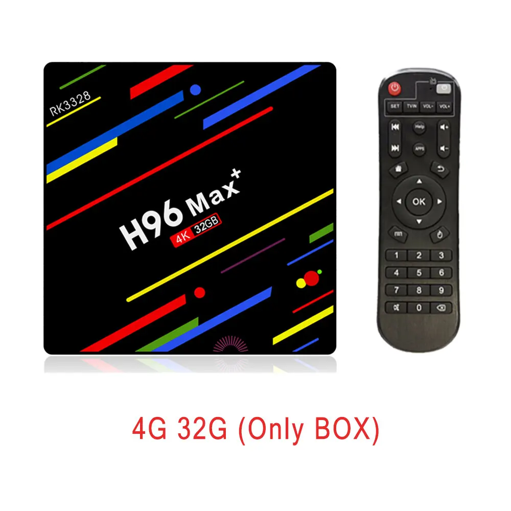 EStgoSZ H96 MAX Plus Android 9,0 smart tv Box 4 Гб ОЗУ 64 Гб ПЗУ телеприставка RK3328 2,4G/5G Wifi 4K H.265 4 ГБ 32 ГБ медиаплеер - Цвет: 4G 32G