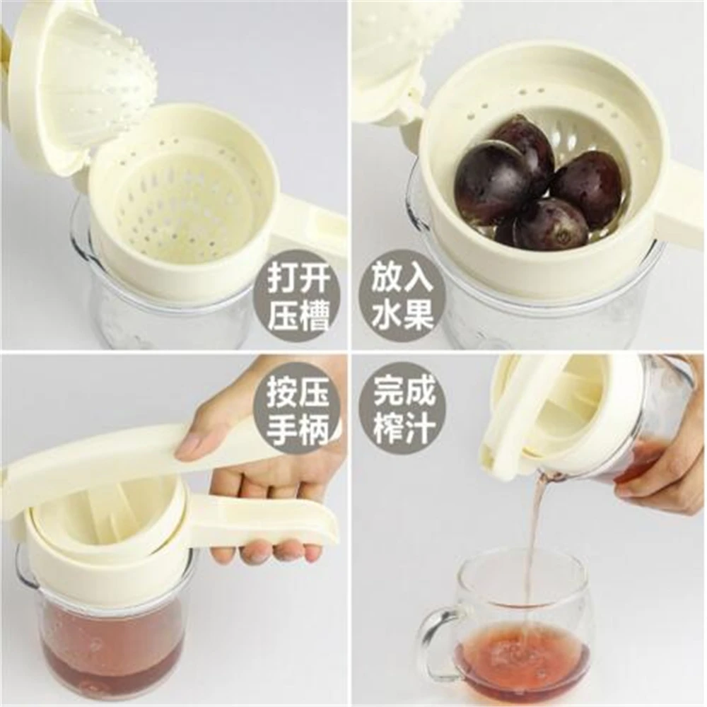 

xiaonizi2jiangtuo43.66usd Orange Juicer with 2 Heads Hand Manual Juicer Maker Simple MiniBlenders 2 colours baile li 10.9