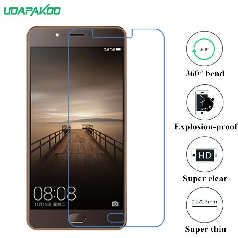 

udapakoo clear Tempered soft glass film for Elephone P8 2017 Nano Explosion-proof glass Screen Protector