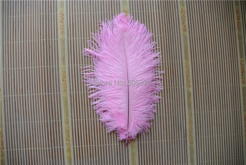 

100 pcs10-12inch 25-30cm light pink Ostrich Feather for wedding centerpiece decor home party supplies feather decor