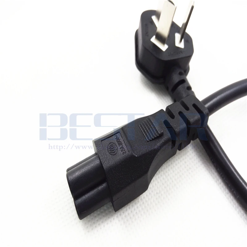 20 см CN AU 3 полюсный Локоть разъем IEC 60320 C5 зубчатый короткий портативный кабель