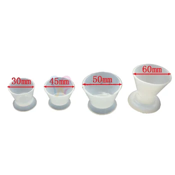 

Dental materials Oral materials 4pcs Dental Flexible Silicone rubber Mixing Cups Mixing bowl with Different 4 Sizes