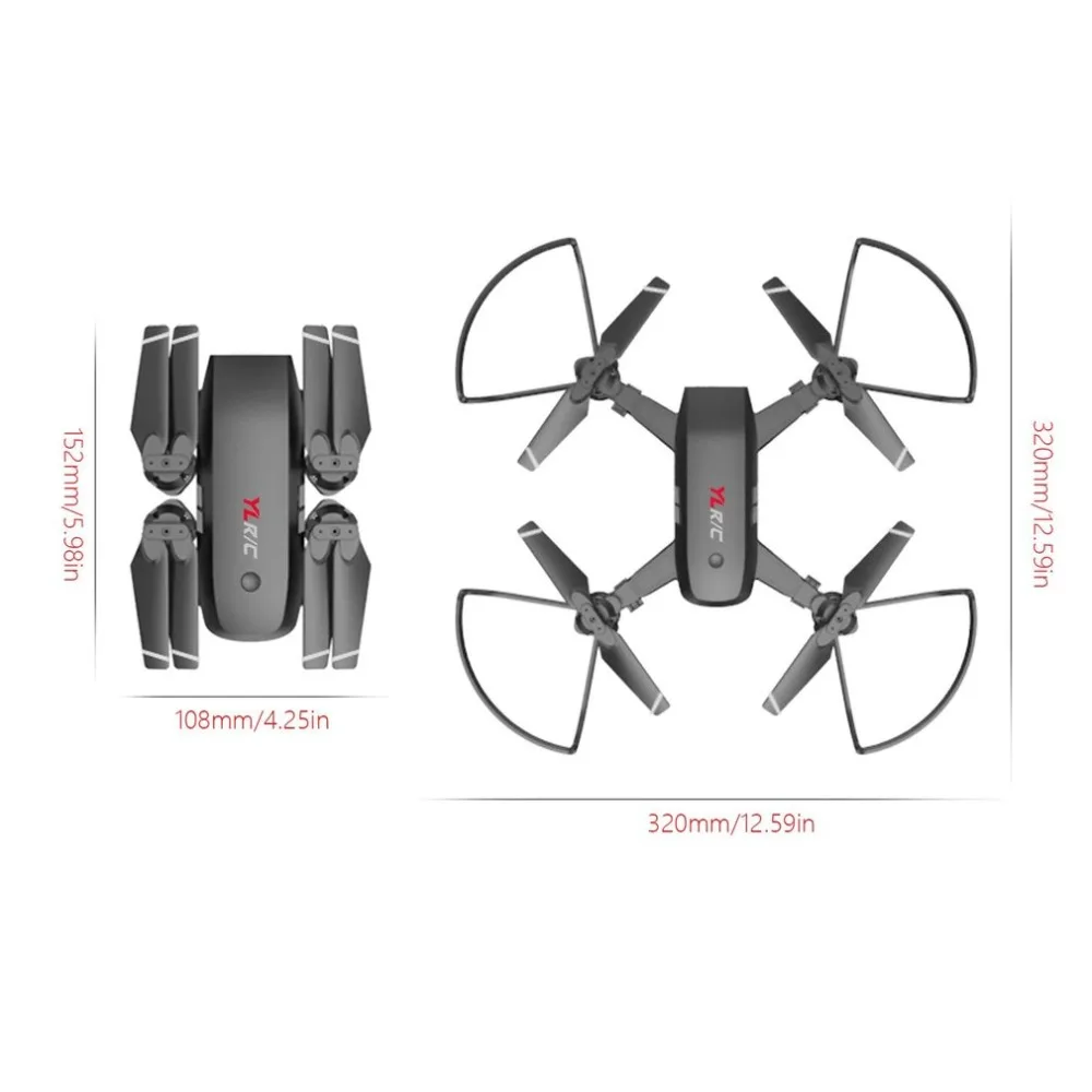 OCDAY S30 2.4/5G RC Drone with720P/1080P Wifi Camera Foldable Mini Quadrocopter4CH 6-Axis FPV Drone Built-in GPS Smart Follow Me