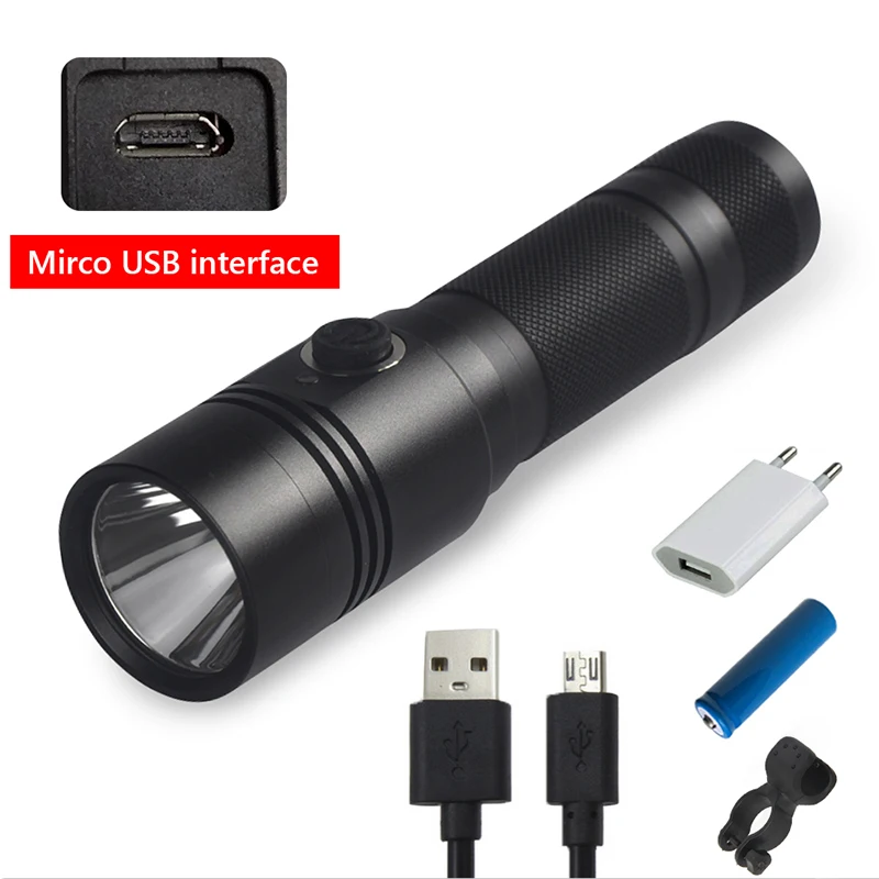 Xm l2 t6 портативный мини светодиодный фонарик lanterna torch linterna водонепроницаемая