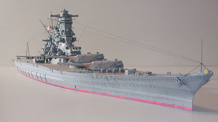 1:250 Япония Yamato линкор 3D бумажная модель литья под давлением Руководство DIY Yamato военный Вентилятор крейсер навигационная лодка модель игрушки для взрослых