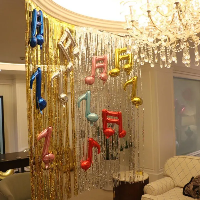 Foil Fringe Curtain 1*2M Door Curtains Tinsel Shining Party Wedding