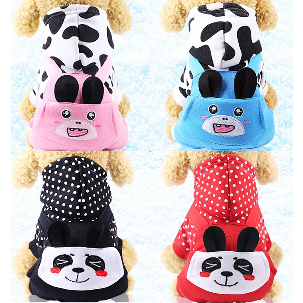 

Cute Dog Clothes For Dog Hoodies Warm Pet Coat Outfit Small Dog Costume Chihuahua Breeds Pet Clothing Roupa Cachorro XS-2XL