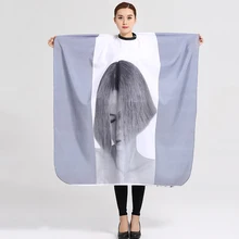 Парикмахерская Cut парикмахерских парикмахеры Cape фартук краска для волос Цвет Пермь платье ткань парикмахера Парикмахерская Красота волос узор обертывания un988