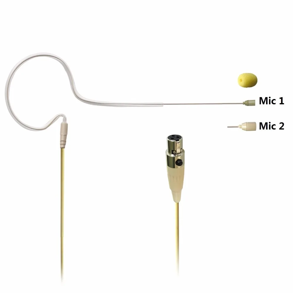 

Freeboss Skin Color 3 Pin Mini XLR Condenser Microphone for Body-pack Transmitter