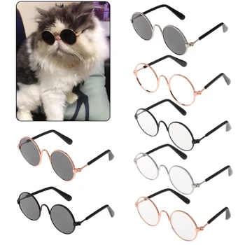 

Pet Glasses Costume Sunglasses Round Funny Fashion Props Dog Cat Supply Products