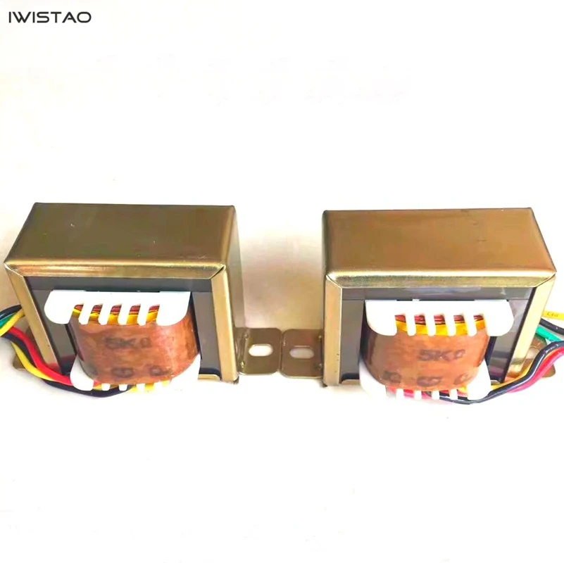 

IWISTAO Tube Amp Output Transformer 1 Pair 5W Ultra Linear Z11 Single-ended Silicon Steel EI Audio 6P1 6P14 6P6 Free Shipping