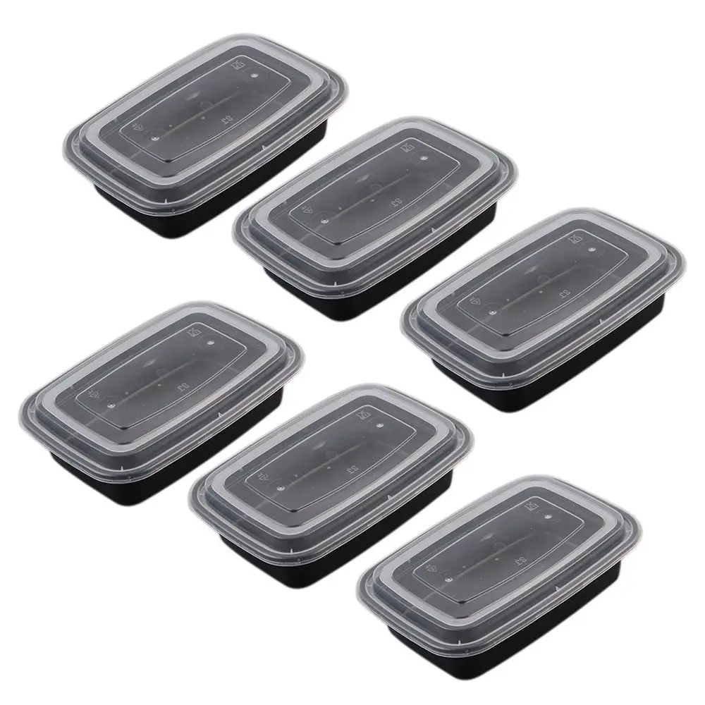 

25PCS Meal Prep Containers, 1 Compartment Food Prep Containers, Food Storage Containers with Lids, Reusable Freezer Containers