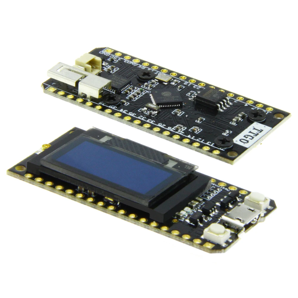 2 шт. ttgo lora32 868/915 мГц esp32 Lora OLED 0.96 дюймов синий Дисплей Bluetooth WI-FI esp-32 Совет по развитию Модуль с телевизионные антенны