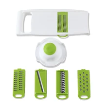 Lekoch mandolinenschneider mit 4 klingen gemüseschneider zwiebel carrot grater gemüsejulienne lebensmittelbehälter
