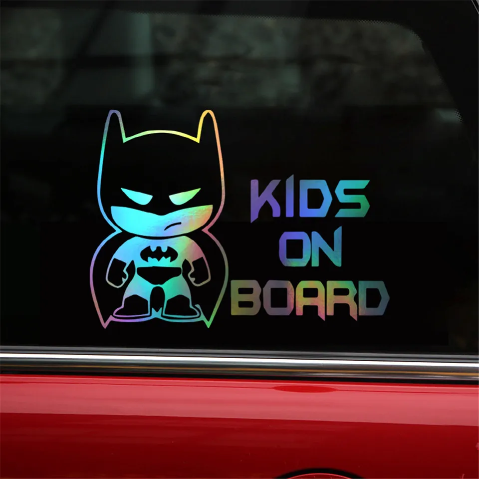 Kids Baby On Board Car Sticker Funny Car Decal Reflective Laser 3D Car Stickers Vinyl Car Styling Decoration stickers 1913 (2)