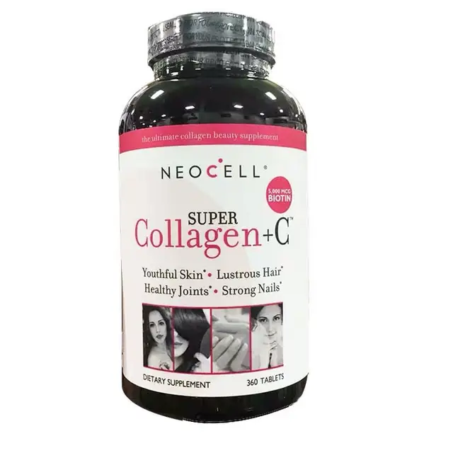 NeoCell Collagen tablets Small molecule hydrolyzed collagen peptide Biotin collagen+c 360 tablets 1 &hellip;