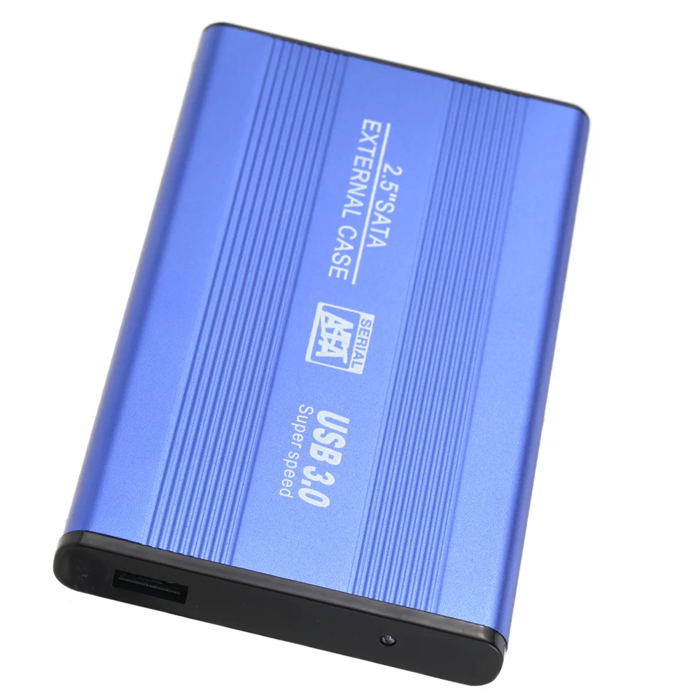 USB 3,0 HDD SSD SATA внешний Алюминий 2,5 "жесткий диск корпус до 1 ТБ 2,5" SATA внешний корпус