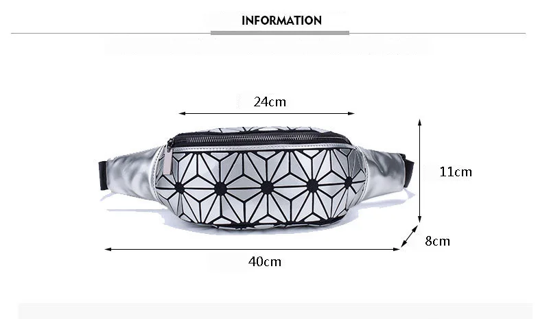 DIOMO модная Геометрическая поясная сумка для женщин, Женская дорожная сумка