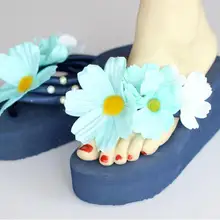 Г., модные летние женские сандалии пикантные вьетнамки женские сандалии на танкетке в Корейском стиле богемные сандалии на рифленой подошве