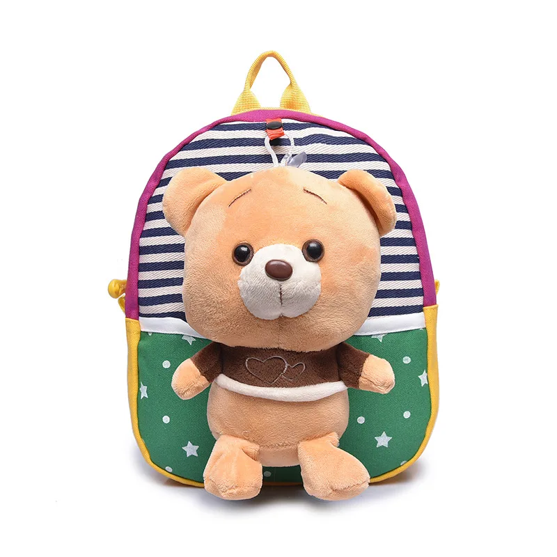 Plush backpacks toy bear Kids plush bags Dolls&Stuffed Toys Baby kindergarden School Bags children mochila for 2-5years