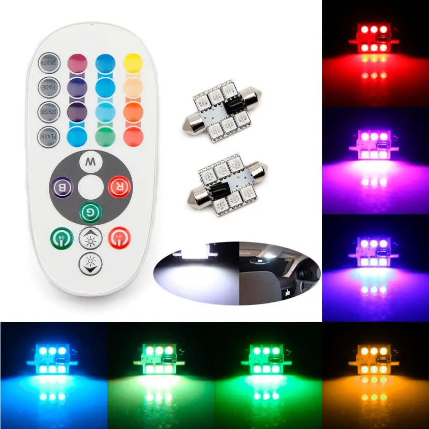 Car Electronics 2pcs COB LED car light bulbs 12v auto led light car