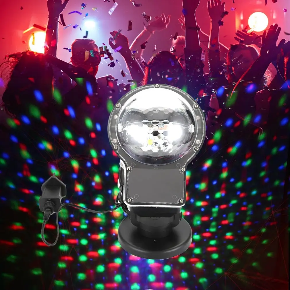 

LED Snowfall Projector Light IP65 Portable remote Control Christmas Snow Falling Projector Wedding Party Laser Stage Lawn Light