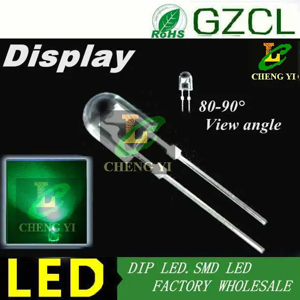 Янтарный дисплей 5 мм dip led 585 595nm Овальный 546 диодный 2 0 V с застрявшей точкой|led led|diode