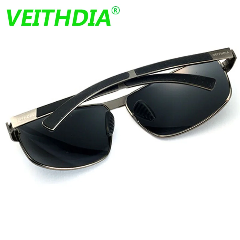 VEITHDIA UV400, мужские поляризованные солнцезащитные очки, фирменный дизайн, очки для вождения, солнцезащитные очки, аксессуары, oculos de sol masculino YD2490