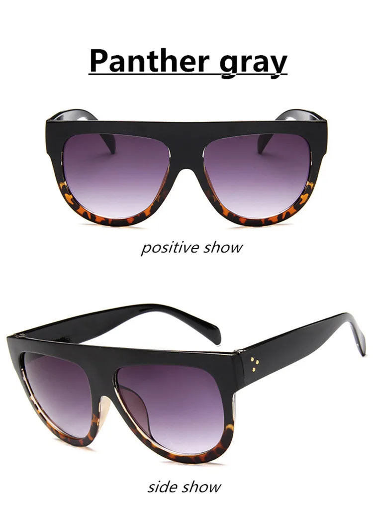 Плоские негабаритные Квадратные Солнцезащитные очки женские градиентные Летние Стильные Классические женские Солнцезащитные очки женские большие квадратные очки UV400