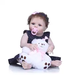 56 см имитация компании Reborn женские куклы для детского подарка