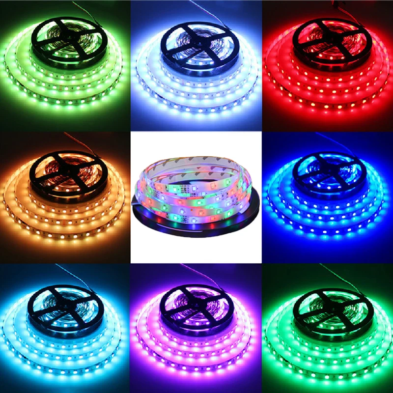 DC 12 V Светодиодные ленты 5050 светло Рубан Тира светодиодный RGB IP65
