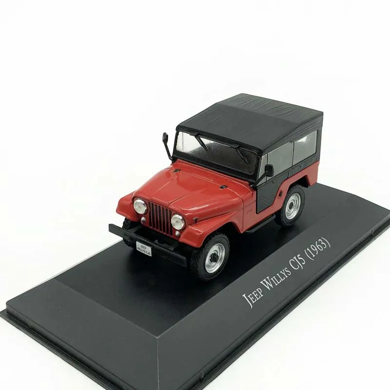 

1/43 JEEP WILLYS CJ5 1963 Model Cars Alloy Toy Car Collection Diecast Metal Casting Classic Toys