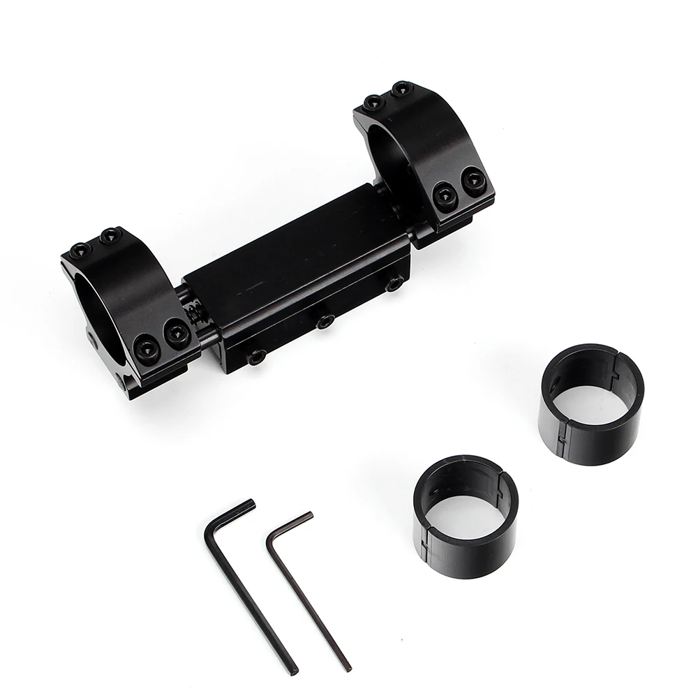 ohhunt 25.4mm 30mm Hunting Airgun Rifle Scope Rings Zero Recoil Mount High Profile Fits Picatinny Weaver Rail with Stop Pin (2)