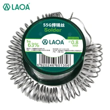 LAOA 63% Tin content 0.8mm 55g solder wire,welding wires,welding asistant tin wire