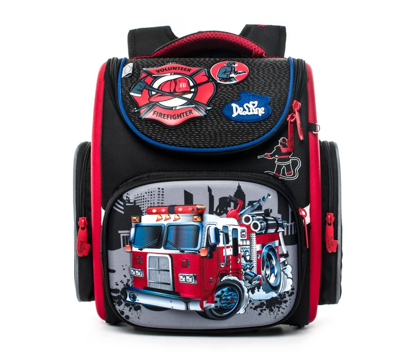 

Russia Brand School Bags for Boys Cartoon Cars EVA Folded Children Primary Grade 1-5 School Orthopedic Backpack Mochila Infantil