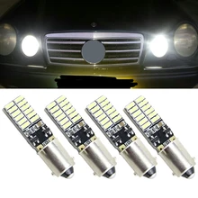 4 шт. T11 BA9S T4W H6W 363 1445 17053 182 белый 24 светодиодный 4014 SMD автомобиля, на танкетке, с боковой светильник Светодиодные лампы 12V парковка светильник источник