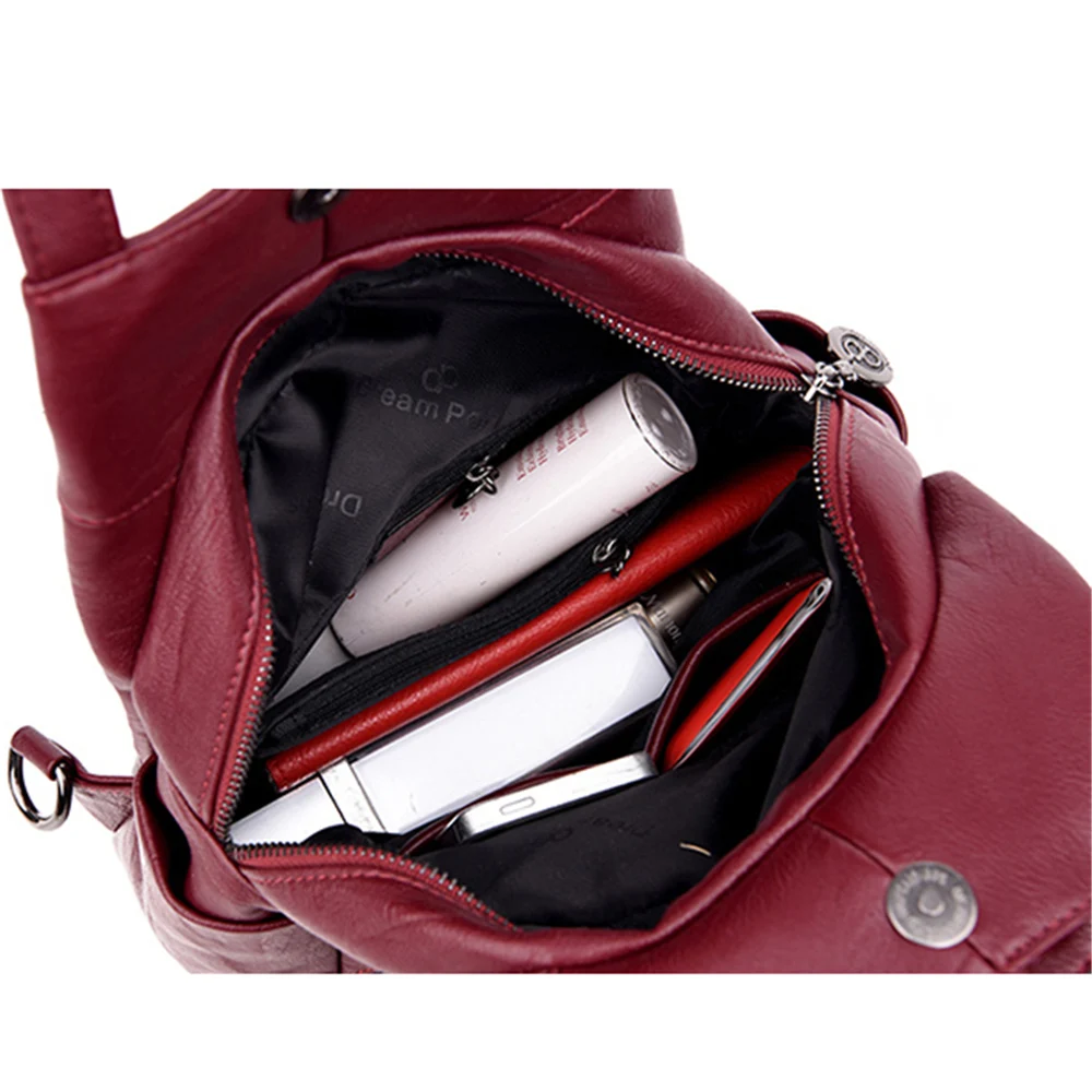 Женский кожаный рюкзак, модная женская сумка на плечо, сумка для путешествий, женский рюкзак Mochilas, школьные сумки для девочек, консервативный стиль