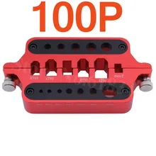 100 шт. алюминиевая паяльная изоляционная станция хобби для XT60 XT90 Deans Разъем типа "банан" RC инструменты