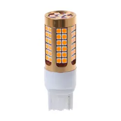 1 предмет 7440 T20 3030 78SMD Canbus Нет Ошибка светодиодный автомобиля поворотов хвост лампочка желтый янтарь