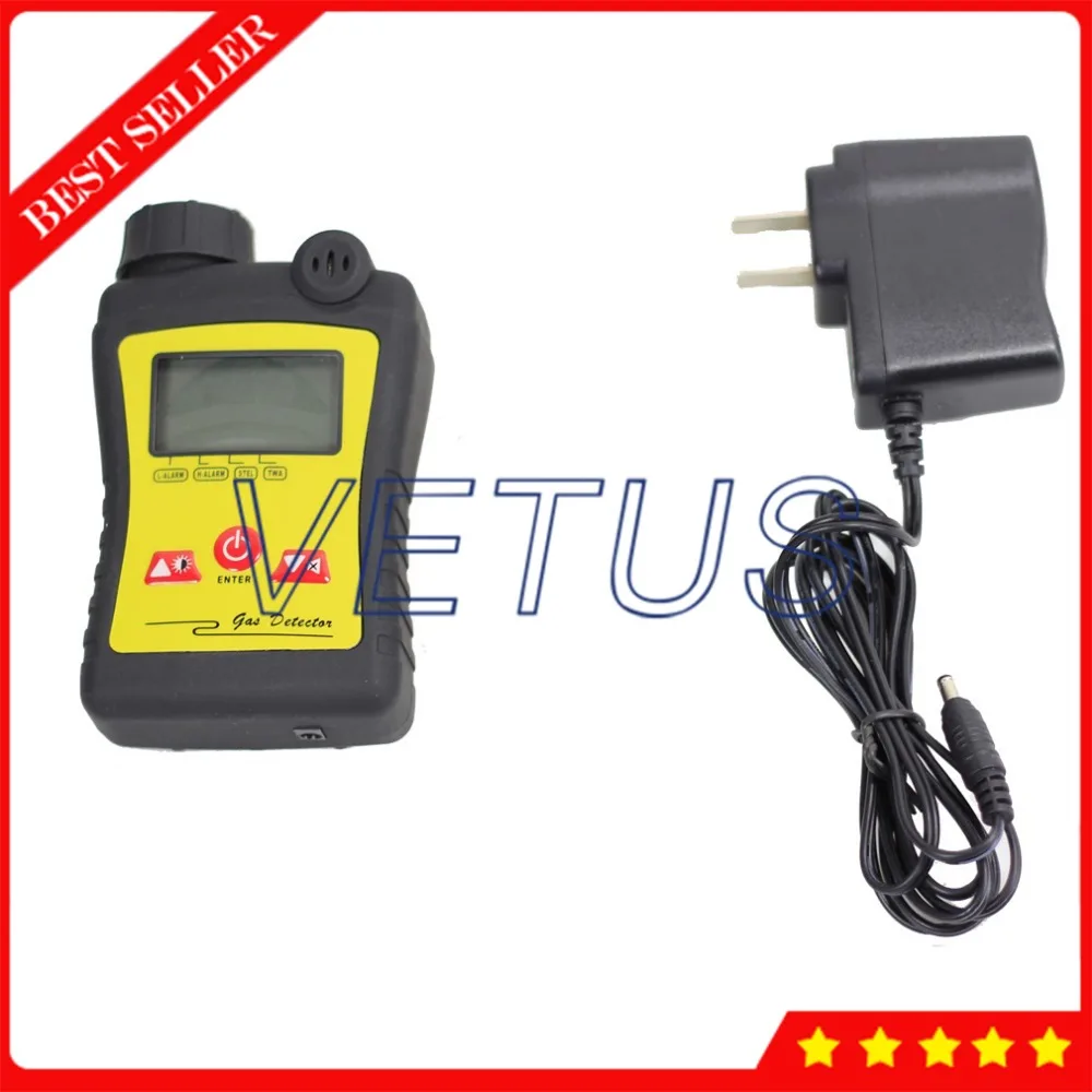 

PGAS-21-H2 Gas Leak Detector 0~1000ppm Portable Hydrogen Gas Gauge with Sound Light Alarm Monitor H2 Analyzer Meter