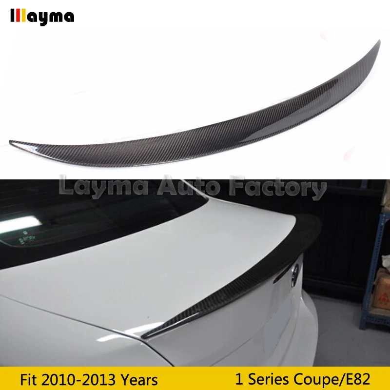 Performance style Carbon Fiber rear trunk spoiler For BMW 1 Series