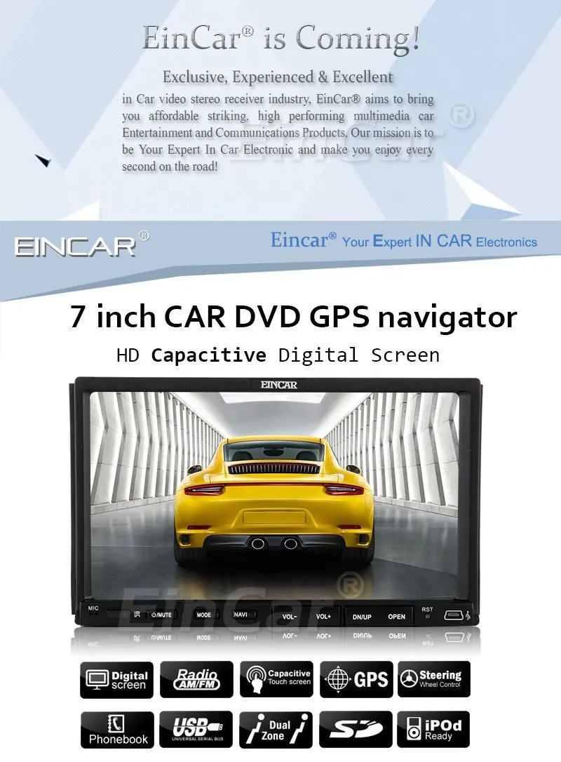 Flash Deal Universal Double two 2Din Car Stereo In Dash DVD Player GPS Navigation HeasUnit BT/USB/SD/FM/AM RDS Radio Steering wheel control 20