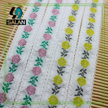 

The new direct supply micro-dimensional flowers embroidery national ribbon DIYCosplay clothing curtain accessories accessories s