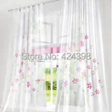 Современный занавес в рустикальном стиле для окна гостиной отвесные шторы cortinas для окна тюль шторы розовый фиолетовый