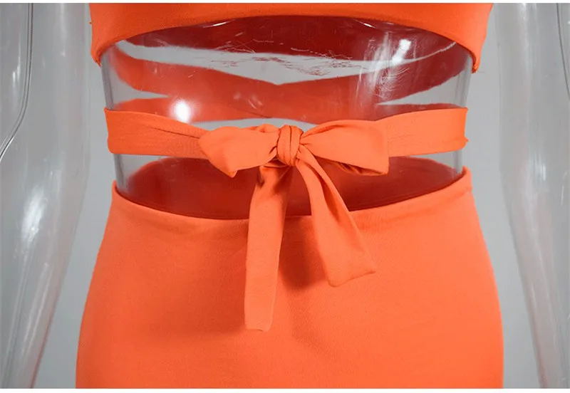 В NewAsia сексуальный комплект из двух частей Женский комплект 2 шт. Верхняя одежда из двух частей комплект: укороченный топ и юбка Bodycon