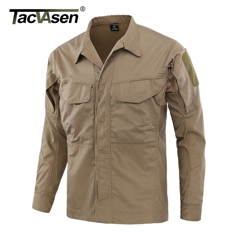TACVASEN тактическая куртка мужская летняя тонкая дышащая камуфляжная военная одежда страйкбол армейская Боевая куртка Рыбная Охота верхняя одежда