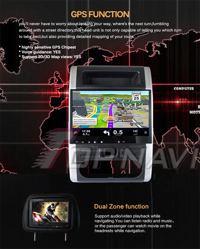 car android gps For Nissan X-Trail 2013