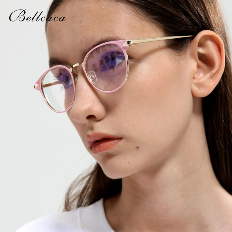 

Spectacle Frame Women Myopia Eyeglasses Prescription Computer Optical Clear Lens Vintage Eye Glasses Frame For Female BC363